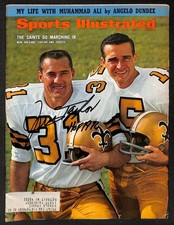 Jim Taylor HOF Signed/Autographed 1967 Sports Illustrated Saints PSA 212177 picture