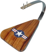 USAF Star Bar Logo Executive Premium Desk Top Model Airplane Metal SC Base Stand picture