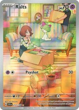 2023 PKM: SVI - Ralts 211 198 (#211/198, Holofoil, Illustration Rare, Near Mint) picture