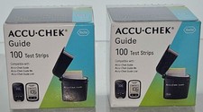 200 Accu-Chek Guide Test Strips 2 boxes of 100  Exp 1/2027+ picture