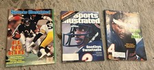 3 Vintage Walter Payton Sports Illustrated  Lot – Sweetness – 1984, 1986 & 1999 picture