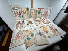 15 Vintage Kids Girls McCalls Simplicity Butterick Sewing Patterns CUT picture