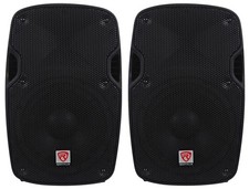 2) Rockville SPG88 8“ Passive 800W DJ PA Speakers ABS Lightweight Cabinet 8 Ohm picture