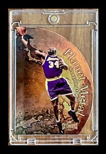1998-99 Metal Universe Planet Metal Shaquille O'Neal #8 Lakers HOF picture