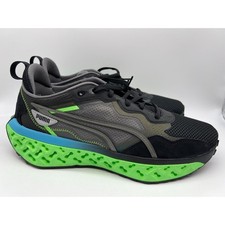 Puma Xetic Sculpt Beyond Running Shoes Black Green 387658-02 Mens Size 11 picture