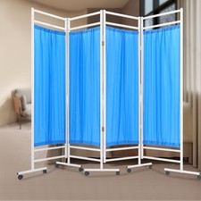 4-Panel Medical Room Space Divider, Portable Foldable Privacy Screen 200*180cm picture