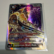Bandai Digimon CCG Jupitermon: Wrath Mode BT26-103 SEC Foil 16000 picture