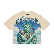 Godspeed NextGen Crew Neck T-Shirt Empire Guardian Mens Beige EMPRIE picture
