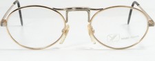 Vintage YABI-Spirit SP-35 #269 Gold Metal Eyeglasses Glasses Frame 48-22-135 NOS picture