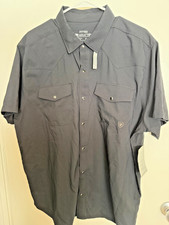 ARIAT Men's Venttek Fitted Western Snap Button Shirt  XL picture