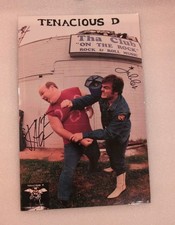 Signed Tenacious D promo poster 11x17 (2000) Jack Black + Kyle Gass, 1st album picture