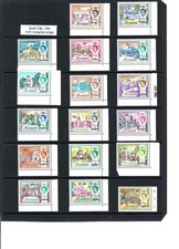 Bermuda Stamps scott 238-254 mnh marginal set picture
