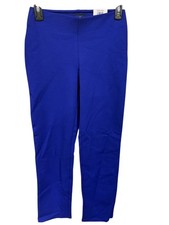 JM Collection, Women's, Ponte Knit, Pull On, Ankle Pants, Bright Sapphire picture