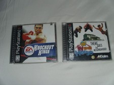 Lot of 2 PS1, WWF In Your House There Goes The Neighborhood & Knockout Kings picture