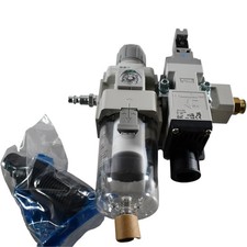 NEW SMC AW40-N02E-Z-B Filter Regulator VP717Y-5YO1 Solenoid Relief Valve FRL picture