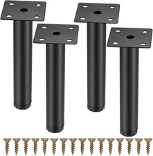 4 Pcs Furniture Legs, Metal Cabinet Legs, 6 Inches/15 Cm Adjustable Furniture Su picture