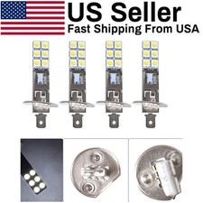 4x Super Bright H1 LED Headlight Kit High Low Beam Fog Driving Bulbs 6500K White picture