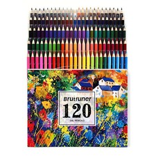 120 PCS Oil Based Classic Color Pencils Drawing Set Artist Painting Gift picture