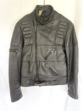 Vintage Willie G Harley Davidson Black Leather Motorcycle Biker Jacket Padded picture
