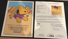 Charles Schulz Signed 1988 MetLife 
