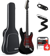🎸 Donner DST-200 Electric Guitar With Gig Bag HSS Pickups Coil Spilt Solid Body picture
