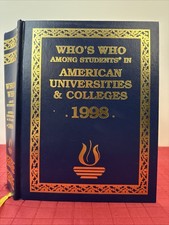 1998 Who's Who Among Students in American Universities and Colleges 64th Volume picture