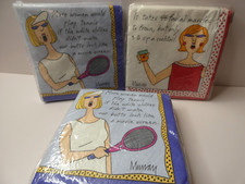 VTG Murray's Law 3 Packs Cocktail Napkins 20 Each New 25cm Square picture