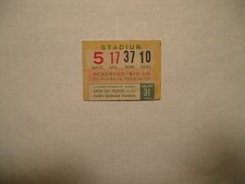 1961 ticket VINCE LOMBARDI BART STARR 1ST NFL TITLE packers giants Championship picture