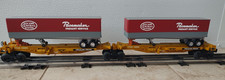 Lionel 6-16904 New York Central T.T.U.X. Articulated Flatcar Set w/Trailers picture