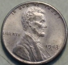 1943 S Lincoln Cent (609.2) picture