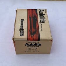NOS Vintage Ford Autolite BF42 Spark Plugs Master Box 10 B8A-12405-A V8 Mustang picture
