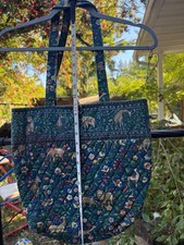 Vera Bradley Quilted Tote Bag with Animal Print picture
