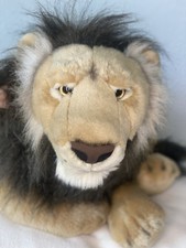 Vintage Lelly Venturelli Male Lion Plush Large Mane Brown Tan Realistic RARE HTF picture