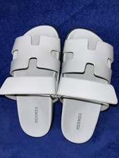 Hermès Women’s Light Gray Sandals Slip-On picture