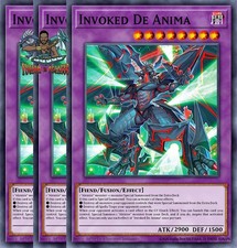 Yugioh 3x Invoked De Anima BETB-EN038 Super Rare 1st Ed NM picture