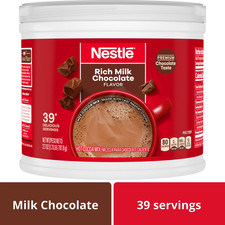 Nestle Hot Cocoa Rich Milk Chocolate Flavored Mix Powder, 27.7 oz, Can picture