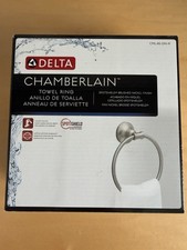 Delta CML46-DN-R Wall Mount Round Towel Ring in Brushed Nickel New Bath Kitchen picture