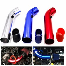 1Set Aluminum Alloy 76mm Car Air Intake System Upgrade Kit fits Enhanced Airflow picture