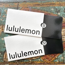 lululemon Physical Gift Card Value $150 Value w/ Envelope Black/White No Exp picture