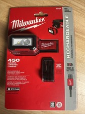 Milwaukee 2012R 450 lm Rechargeable Magnetic Headlamp - Red (2012R) picture