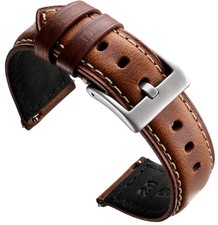 Leather Watch Bands Vintage Quick Release Replacement Top Grain Genuine Leather picture