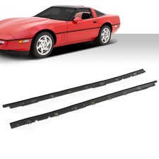 Corvette FOR 1984-1996 Window Molding Trim Weather Stripping Kit - 2PCS Set picture