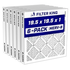 Filter King 19.5x19.5x1 Air Filter MERV 8, AC Furnace Filters (6-Pack) picture