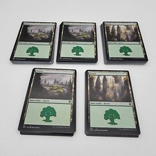 100 Magic the Gathering FOREST ONLY Basic Land Cards Lot - MTG FTG picture