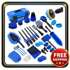Car Detailing Kit 36pcs Auto Cleaning Brush Set with Microfiber Towels picture
