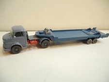 VINTAGE WIKING 1:87 MERCEDES-BENZ 1413 HEAVY DUTY TIEFLADER 721/3 & D MINT picture