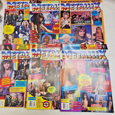 METALLIX Music Magazine Lot of 6 1980s   [77] picture