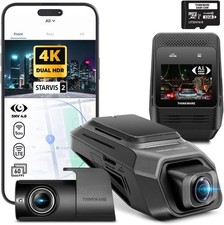 THINKWARE ARC800 4K Front & 1080P Rear Dash Cam, STARVIS 2, HDR, Wi-Fi, GPS picture