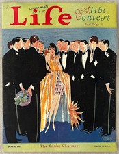 1927 Life Magazine Russell Patterson Jazz Age Flapper Cover picture