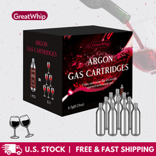 Argon Gas Capsules 10PCS for Coravin Wine Preservation System GreatWhip picture
